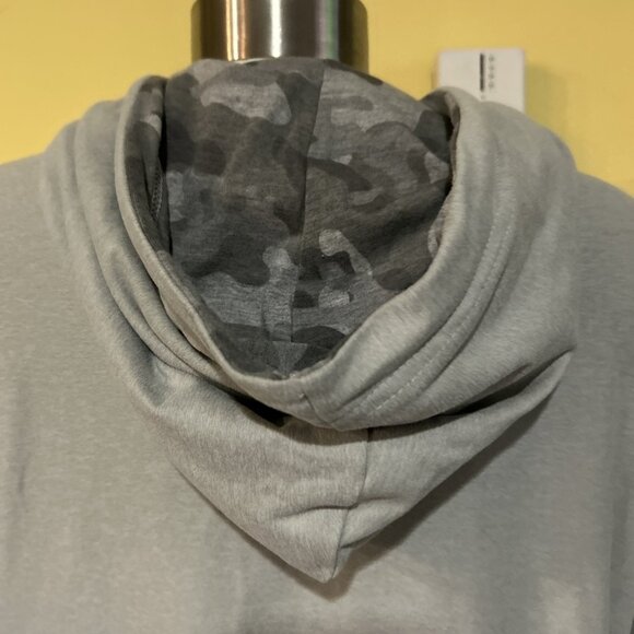 NEW Michigan Wolverines Colosseum OHT Gray Hooded 1/4 Zip LS Shirt Women's M - Picture 9 of 10